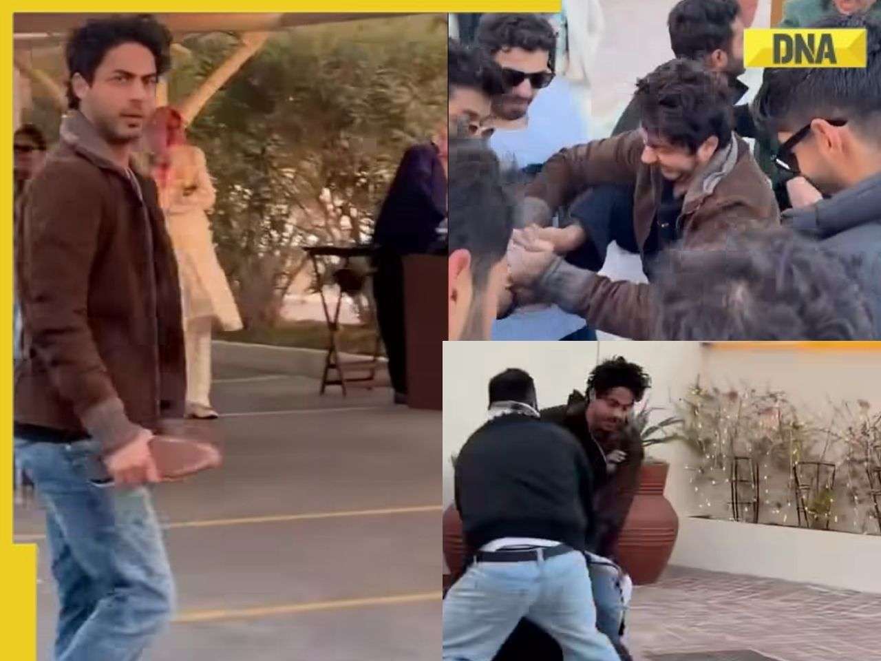 Viral video: Aryan Khan aces joota churaai, snatches shoe from agressive boys, netizens say 'Pathaan ka beta hai, sabko akele dho dega'