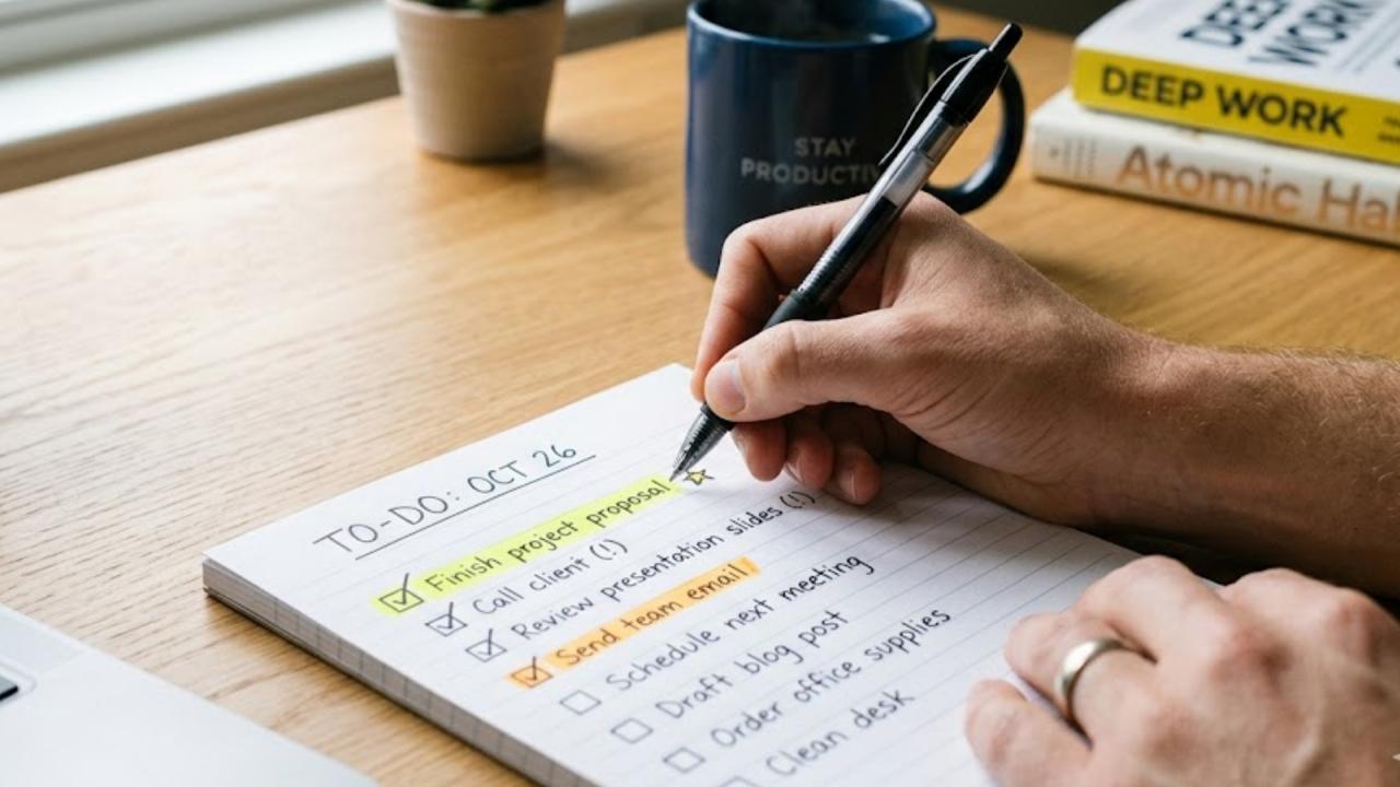 बनाते हैं टू-डू लिस्ट, तय करते हैं प्राथमिकता (To-Do List & Prioritize)