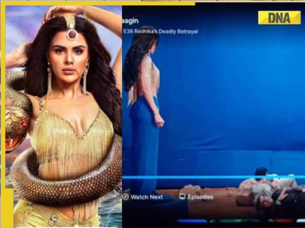 Viral video: Naagin 7's 'epic goof-up', raw footage in blue screen, safety harness leaves fans furious, makers get trolled: 'Kya hoga serial walon ko'