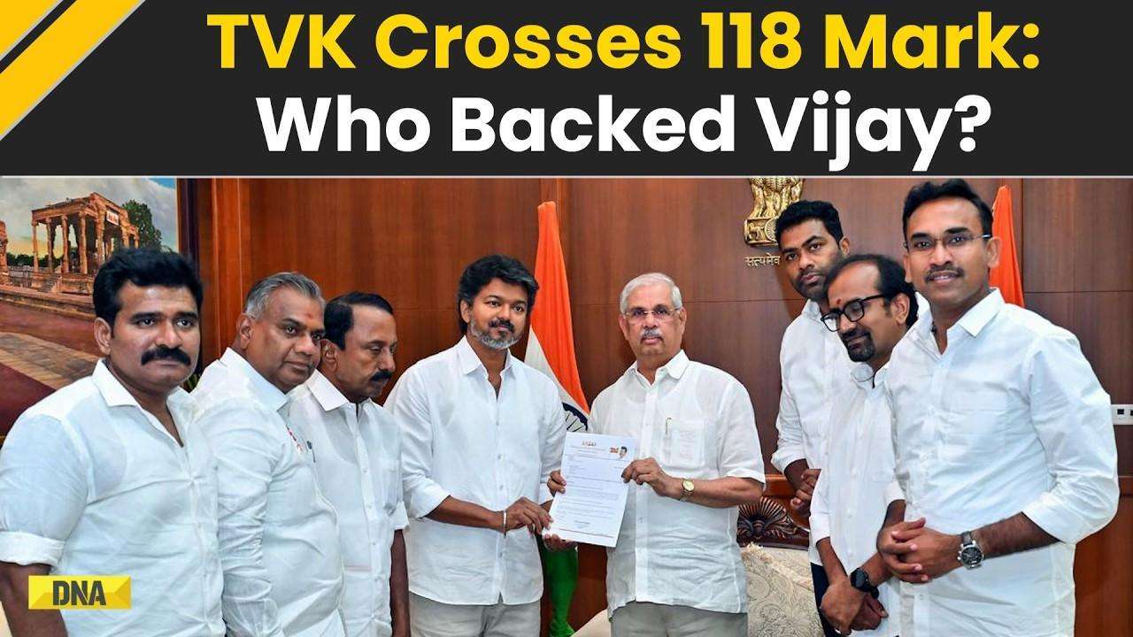 Tamil Nadu News: TVK Crosses 118 Mark As Congress, Smaller Parties Back Vijay | TVK Vijay News