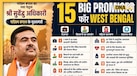 West Bengal CM Suvendu Adhikari: घोषणा पत्र की Priority List तैयार, सत्ता संभालते ही सबसे पहले लागू होंगे ये बड़े वादे