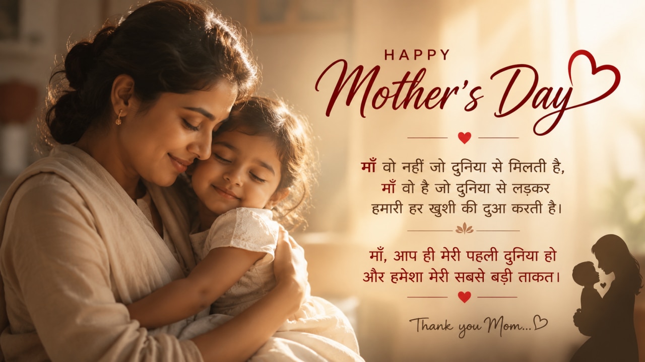 20+ Mothers Day Shayari: 'ममता के मंदिर की है तू सबसे प्यारी मूरत', मदर्स डे  पर मां को भेजें दिल छू लेने वाली शायरी | DNA HINDI