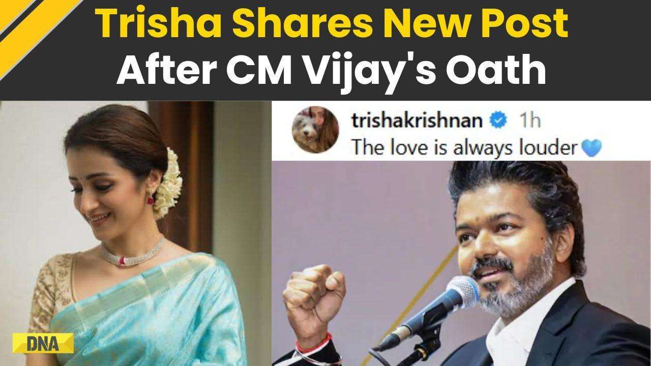 Trisha Krishnan Shares Cryptic Post After Attending Vijay’s Oath-Taking Ceremony