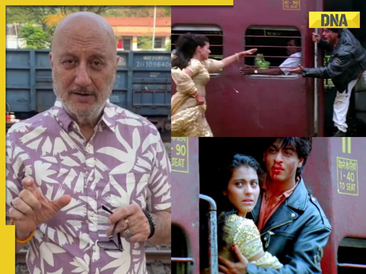 Anupam Kher returns to iconic DDLJ train station after 32 years, urges govt to preserve India's cinematic heritage - Watch