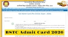 BSTC Admit Card 2026: राजस्थान प्री डीएलएड परीक्षा के लिए एडमिट कार्ड जारी, predeledraj2026.in से ऐसे करें डाउनलोड