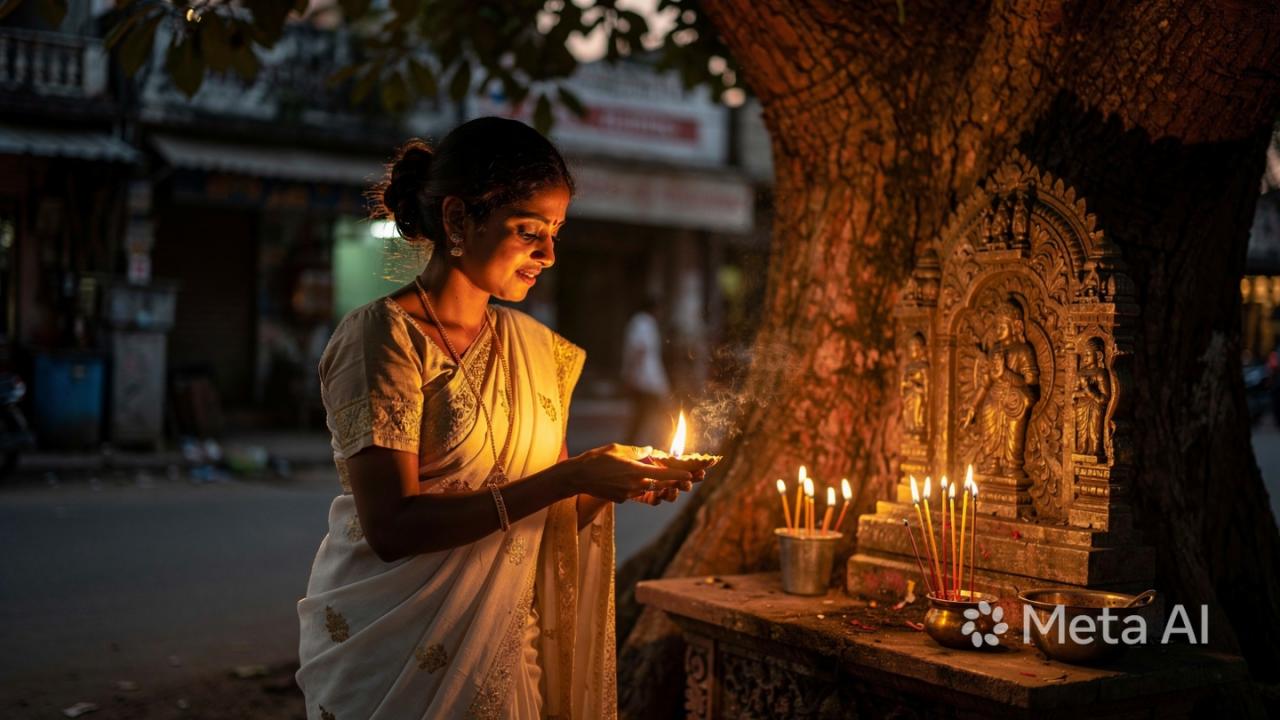 पीपल के पेड़ में सरसों के तेल का दीपक क्यों जलाया जाता है?