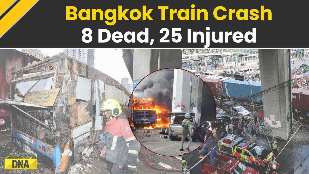 Thailand Train Crash: At Least 8 Dead, 32 Injured In Bangkok After Freight Train Hits Bus 