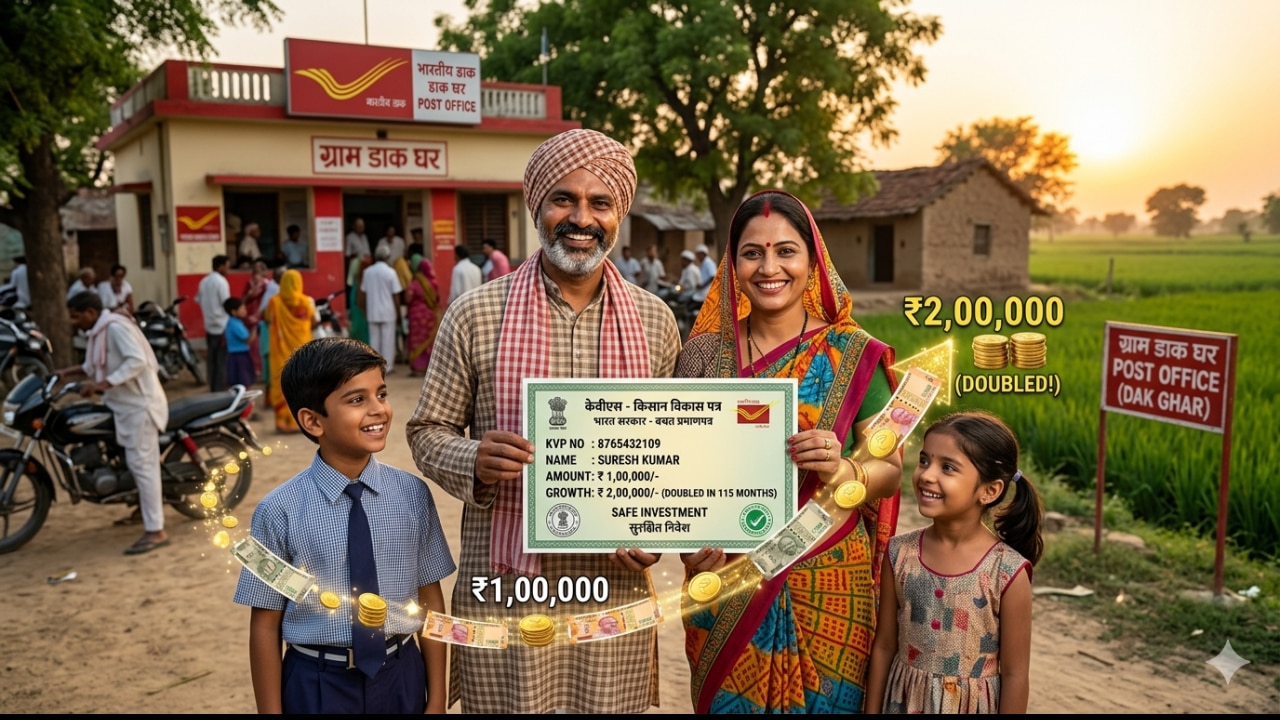 किसान विकास पत्र स्कीम में डबल हो जाएगा पैसा
