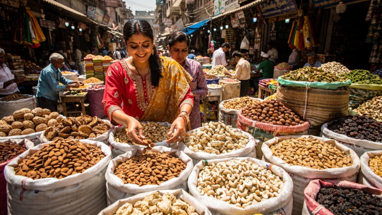  बेंगलुरु में हेल्थ ट्रेंड ने बढ़ाया ड्राईफ्रूट कारोबार