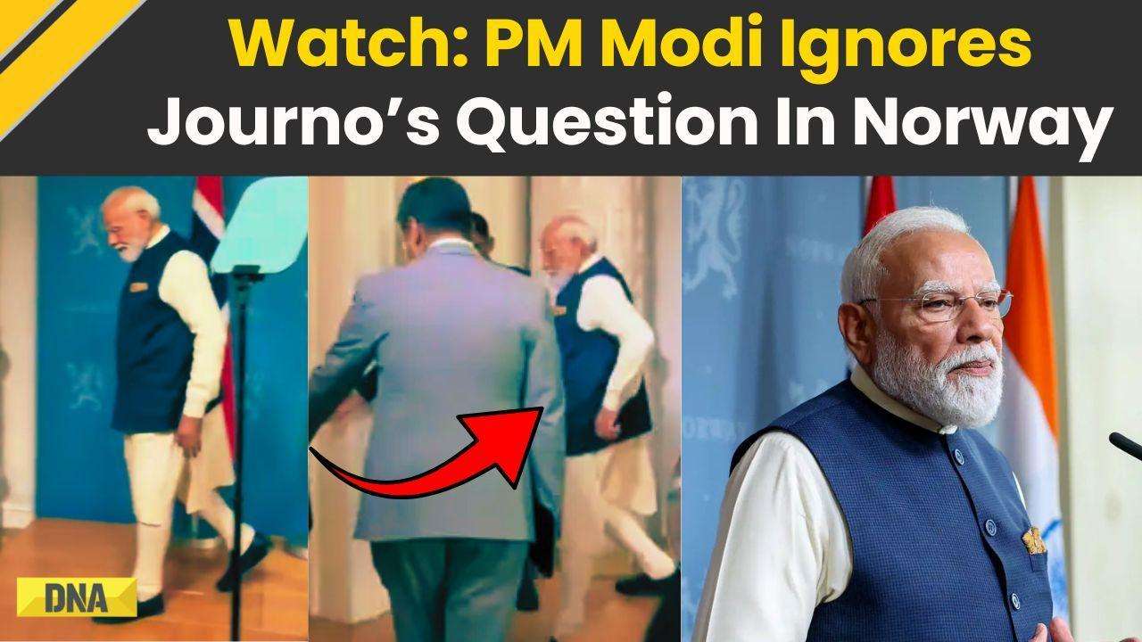 PM Modi In Norway: PM Modi Ignores Journalist Plea To Respond To Questions