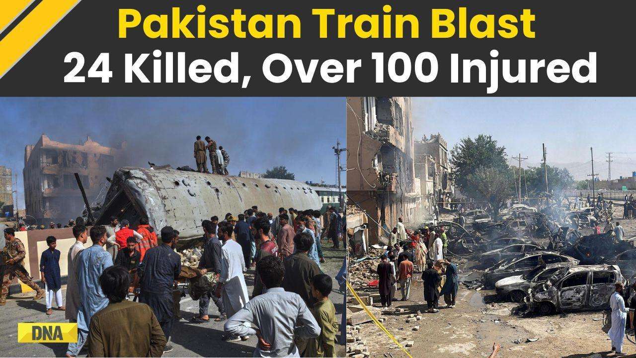 Pakistan Train Blast 24 killed Over 100 Injured After Suicide Bomb Targets Train In Balochistan