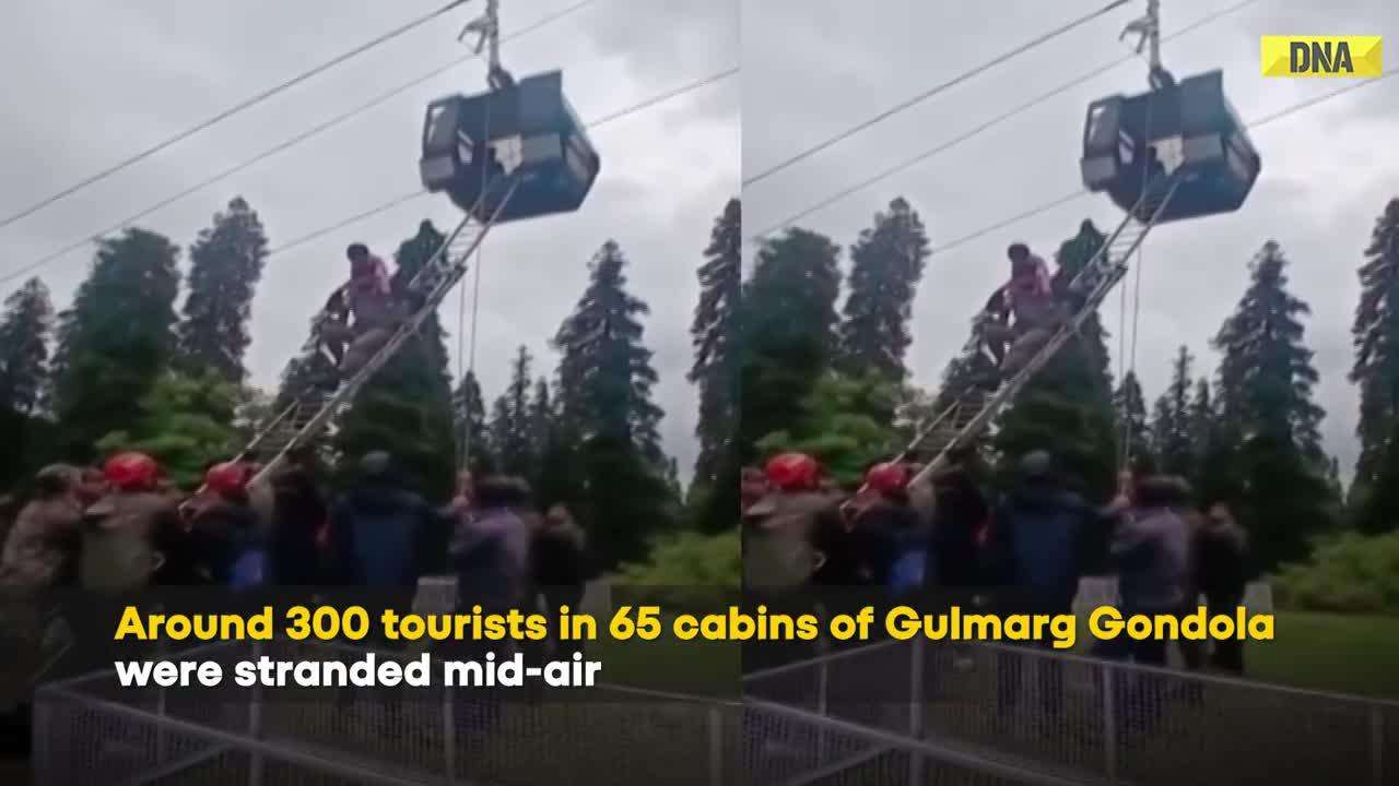 Jammu Kashmir News Over 300 Tourists Safely Evacuated After Gondola Technical Snag In Gulmarg