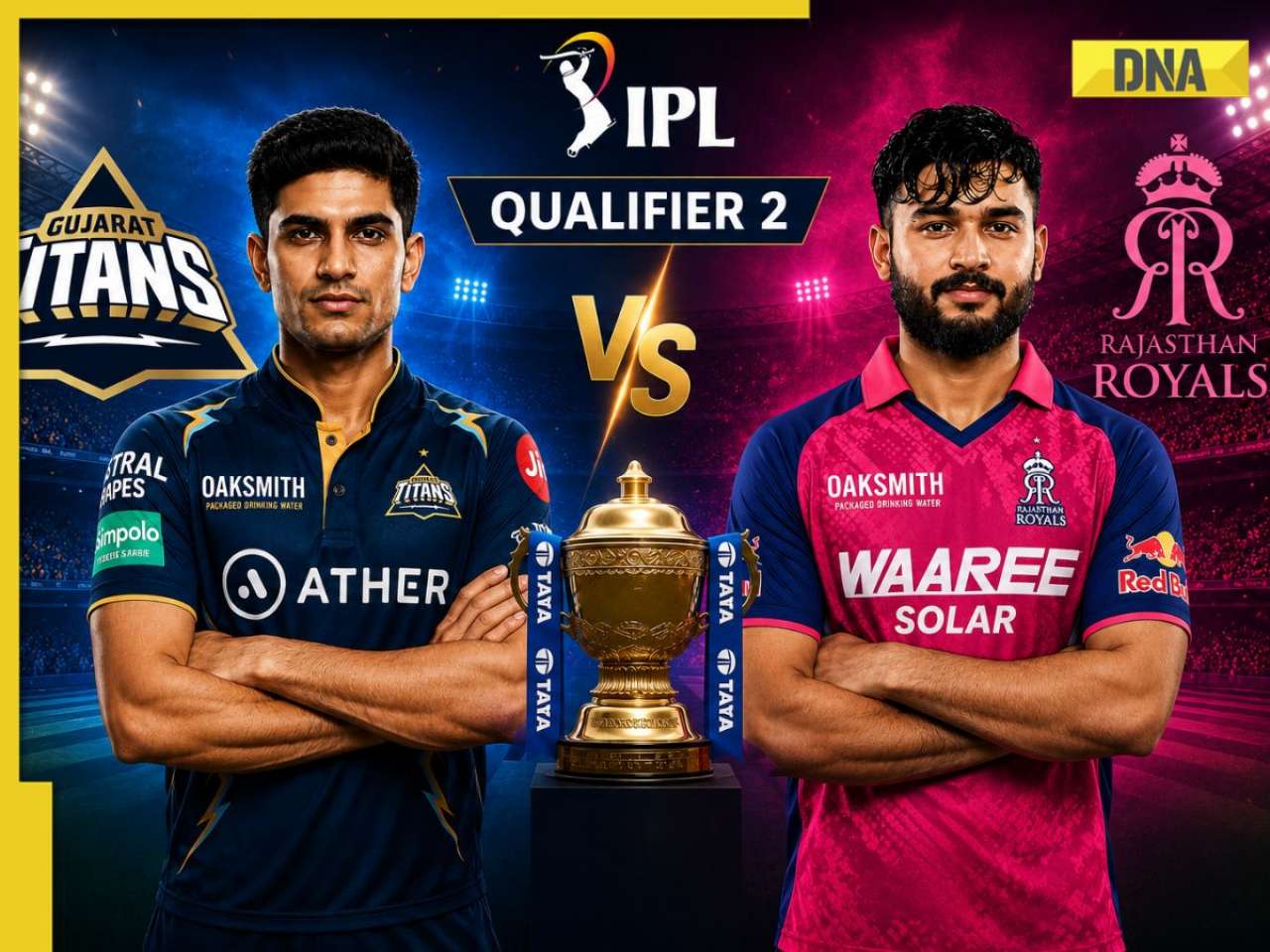 GT vs RR Qualifier 2, IPL 2026: Match date, time, venue, live streaming, pitch report and full squads
