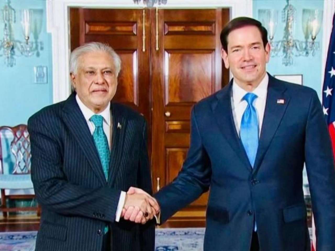 Pakistan reiterated it does not recognise Israel after a reporter questioned Foreign Minister Ishaq Dar during a US meeting with Secretary of State Marco Rubio.