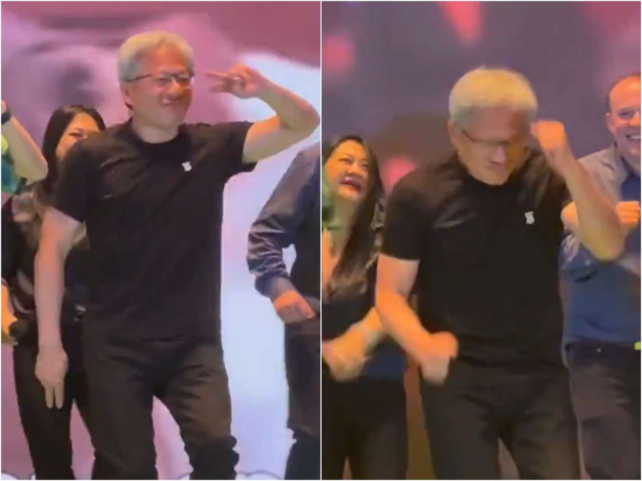 Nvidia's Jensen Huang goes viral for dancing with employees at Taiwan event