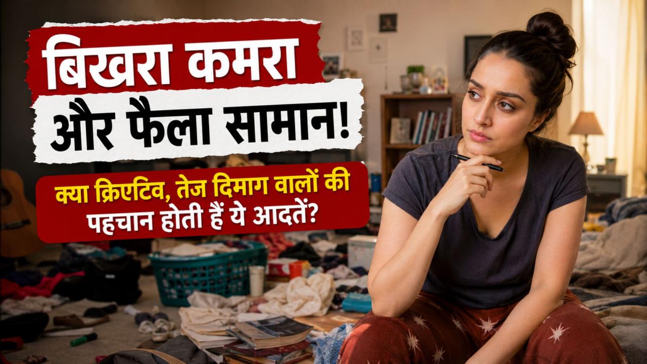 Messy Lifestyle: बिखरा कमरा और फैला सामान! क्या क्रिएटिव, तेज दिमाग वालों की पहचान होती हैं ये आदतें? 