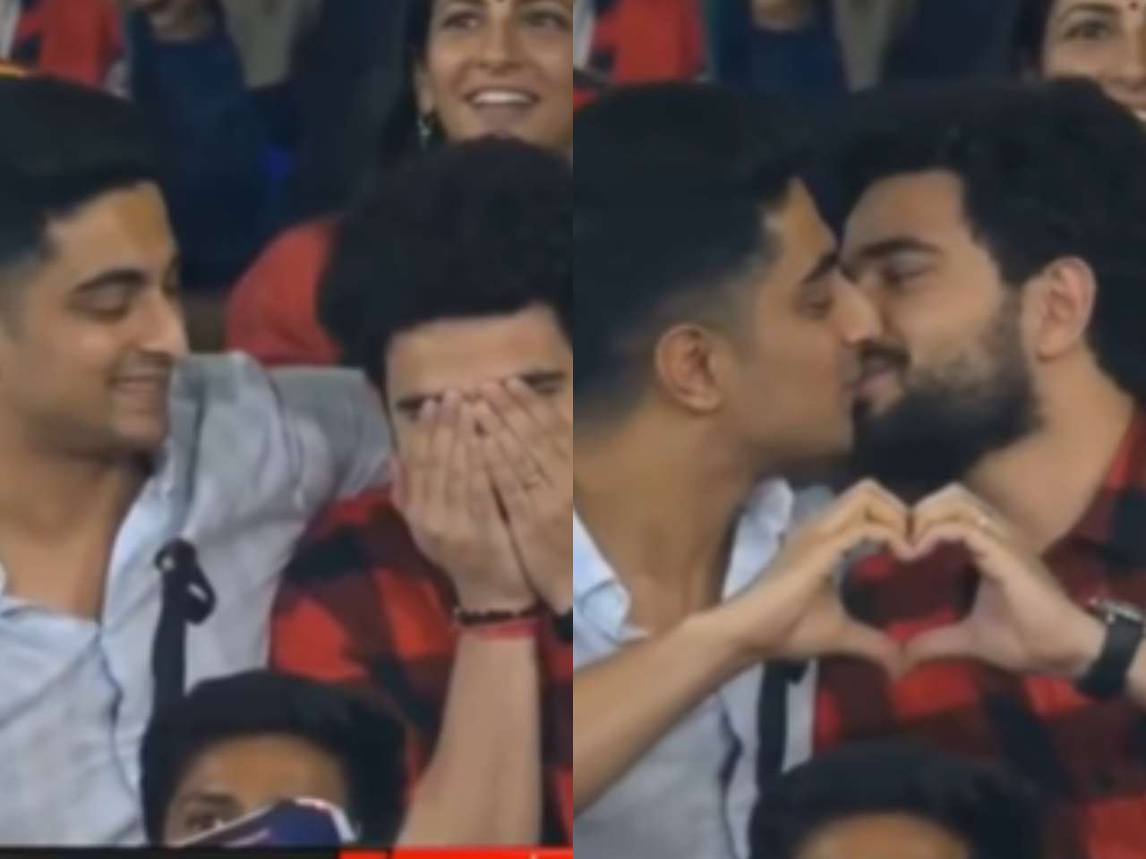 ‘Help me’: Samay Raina reacts after video of him kissing Ranveer Allahbadia during RCB vs MI match goes viral