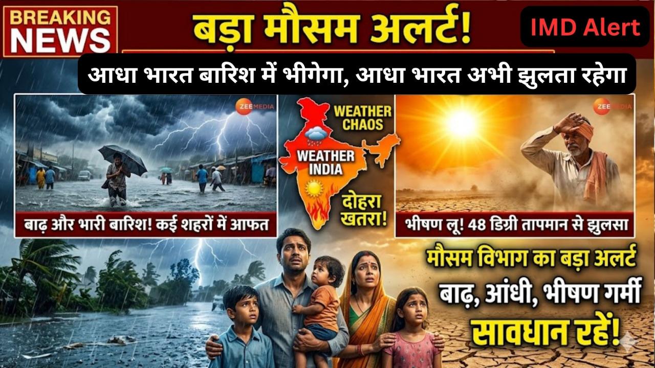 अगले 5 दिन कहीं बारिश से राहत, कहीं फिर बढ़ेगी गर्मी! IMD का अलर्ट, जानिए आपके राज्य में कैसा रहेगा मौसम और मानसून की चाल