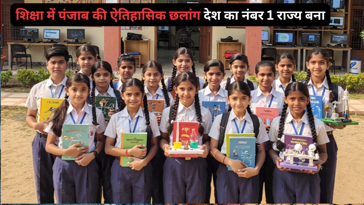 पंजाब बना पढ़ाई का नया पावरहाउस, शिक्षा में बना देश का नंबर-1 राज्य, सरकारी स्कूलों से बदली तस्वीर 