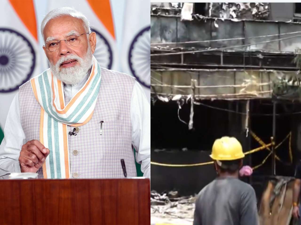 21 killed in fire at south Delhi restaurant; PM Modi, CM Rekha Gupta offer condolences