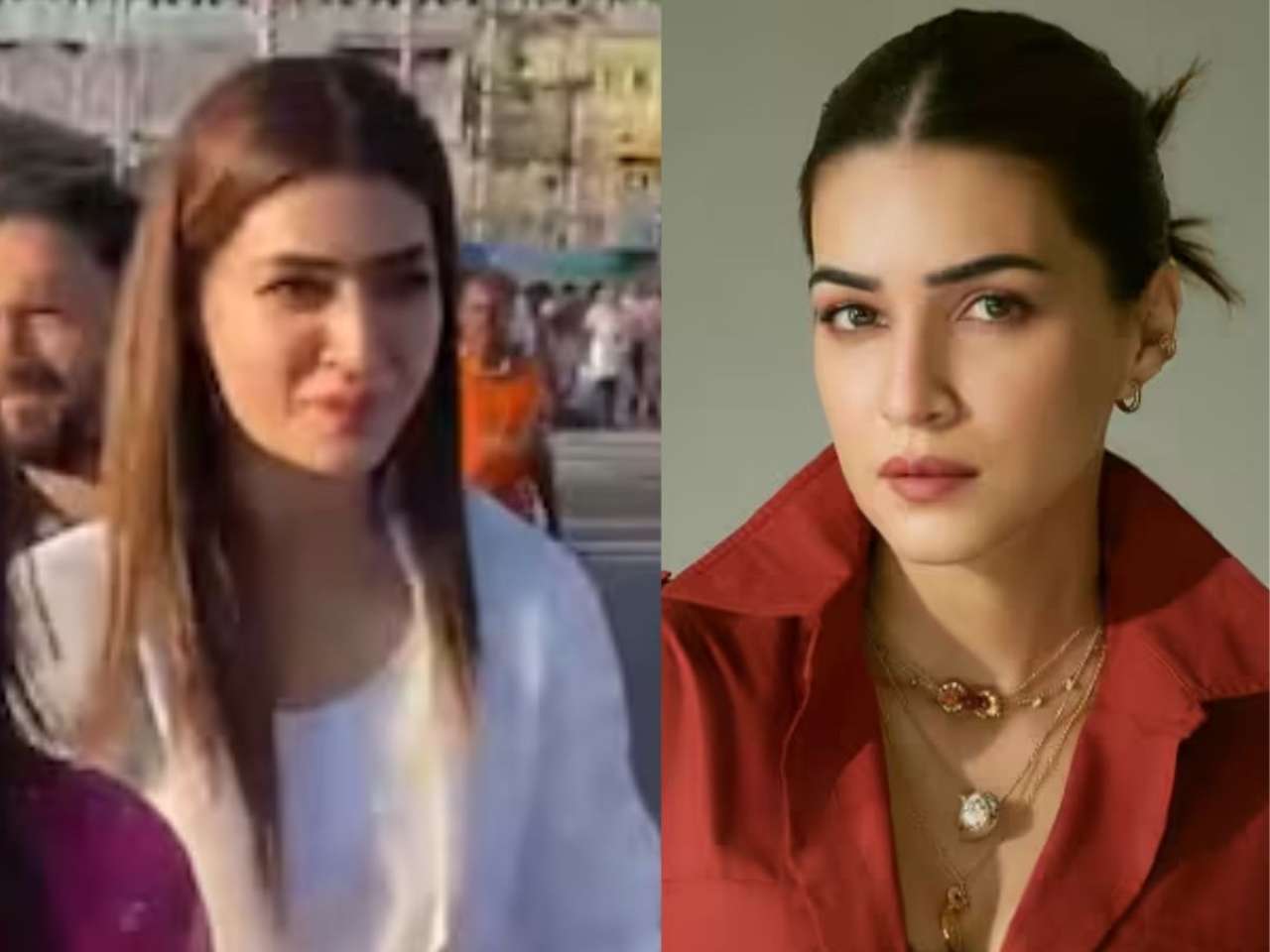 Ahead of ‘Cocktail 2’ Release: Kriti Sanon seeks blessings at Tirumala temple with family
