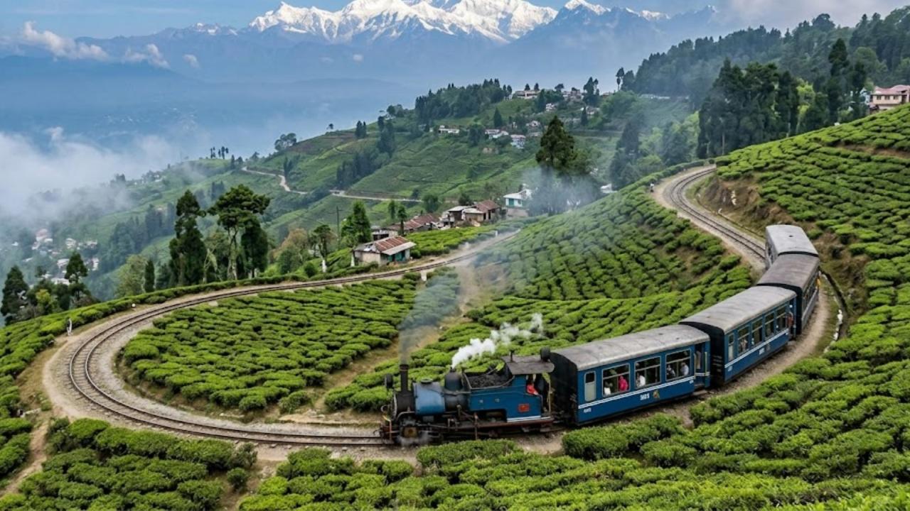 न्यू जलपाईगुड़ी से दार्जिलिंग रूट (पश्चिम बंगाल)
