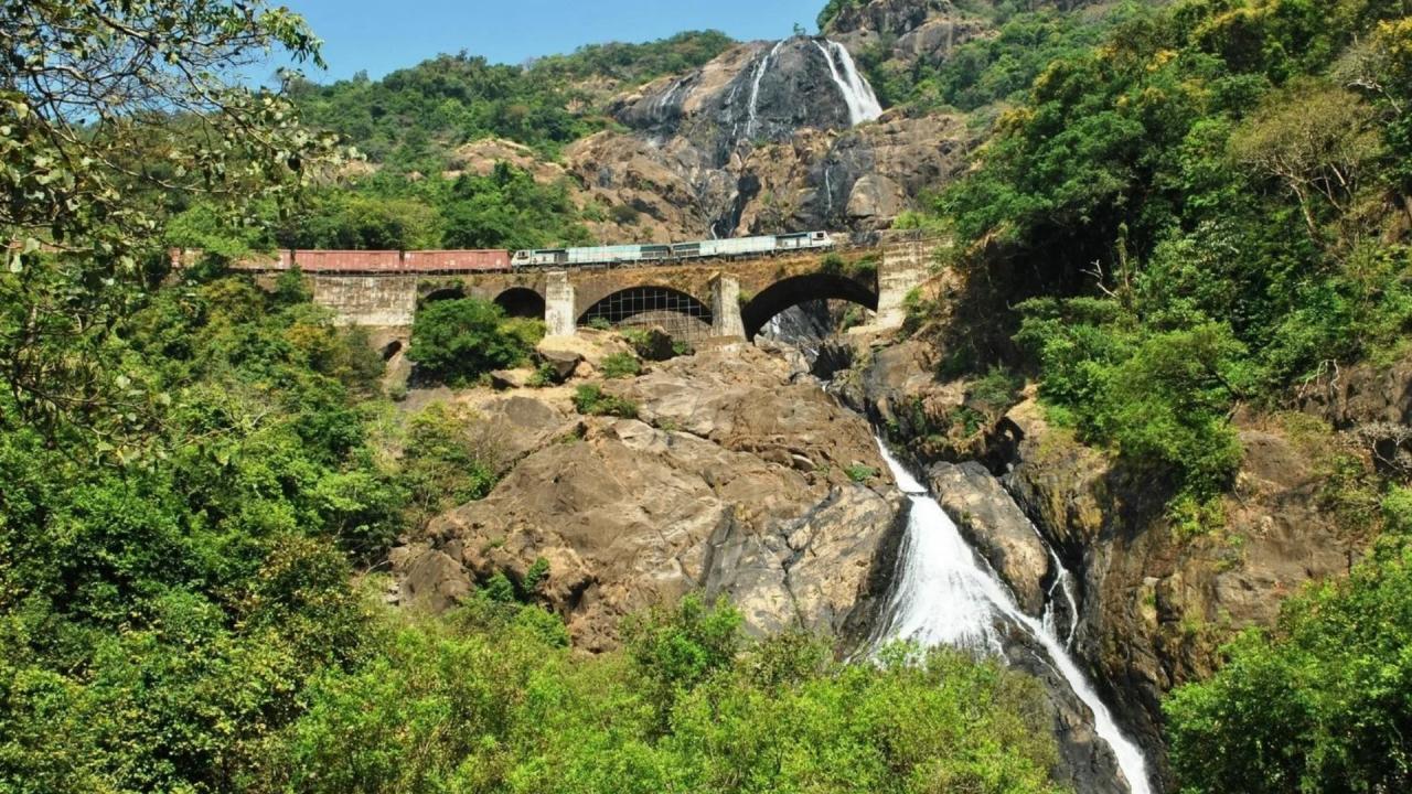 दूधसागर रेलवे रूट (गोवा-कर्नाटक बॉर्डर)