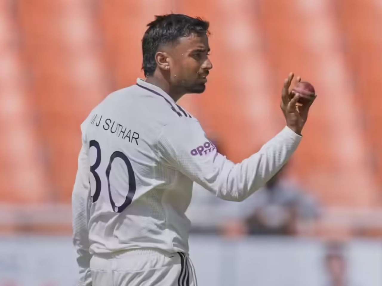 Who is Manav Suthar? Left-arm spinner takes 5 wickets in his test debut against Afghanistan; know about his education, family and more