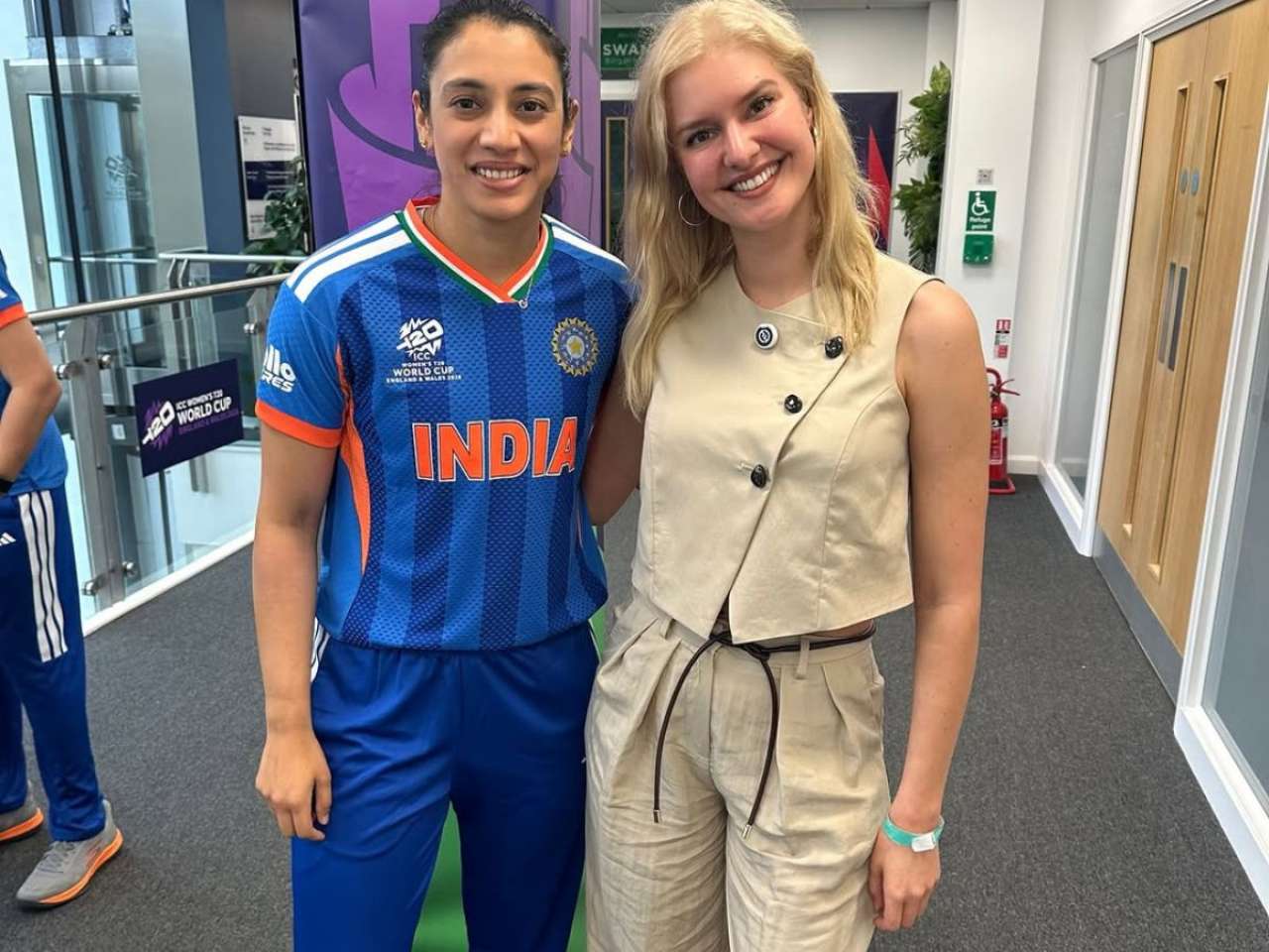 Virat Kohli ‘like’ fame Liz Laz turns up at Women’s T20 World Cup; meets Smriti Mandhana and Team India
