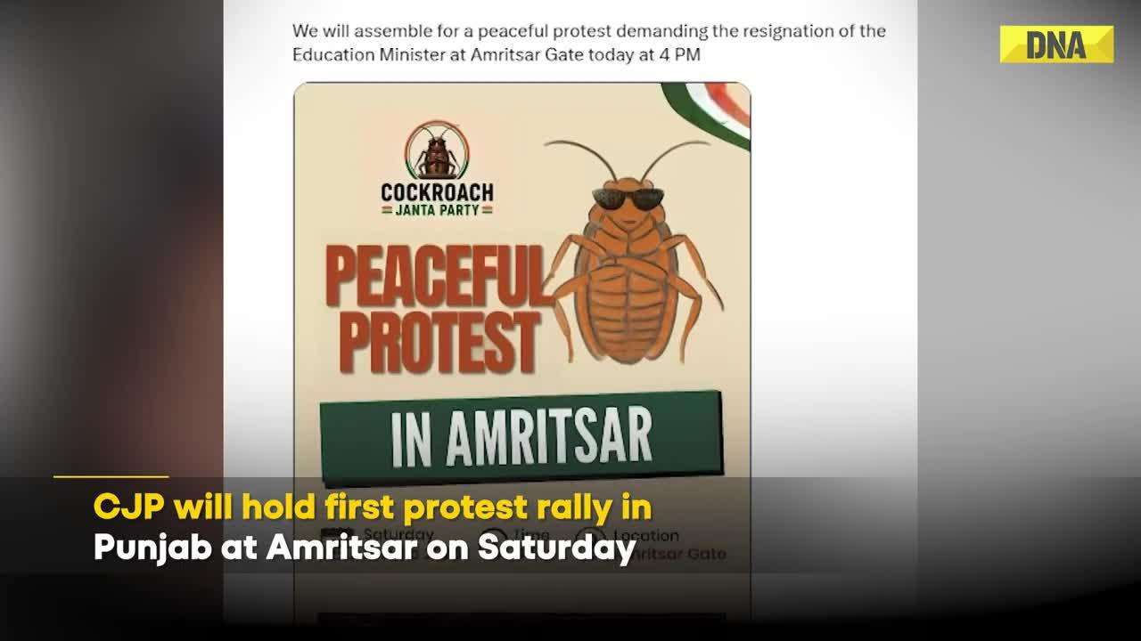 CJP Protest: Cockroach Janta Party Founder Abhijit Dipke Announces Protest In Amritsar Today