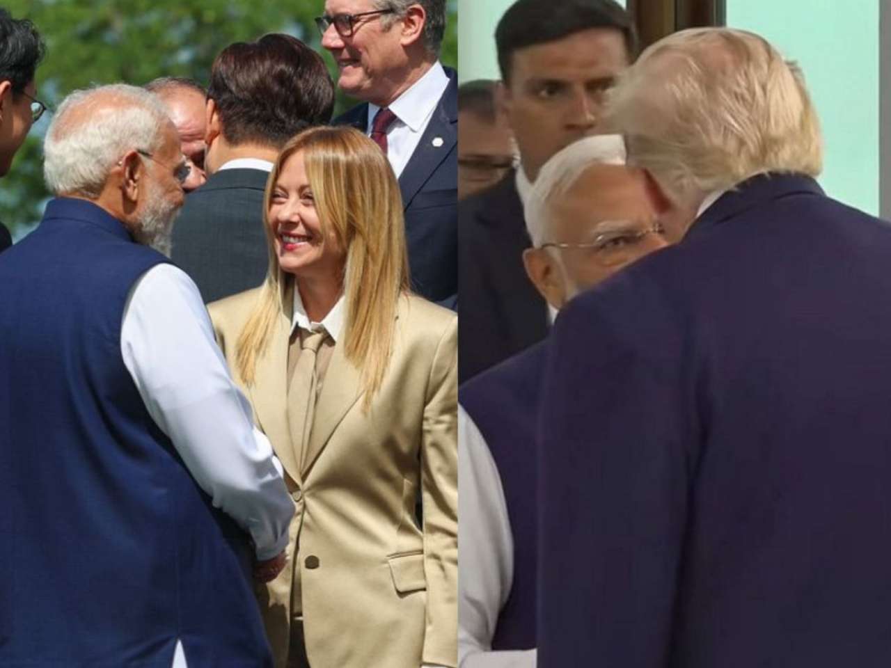 G7 Summit 2026: PM Modi meets world leaders including Giorgia Meloni, Donald Trump and others in France; take a look
