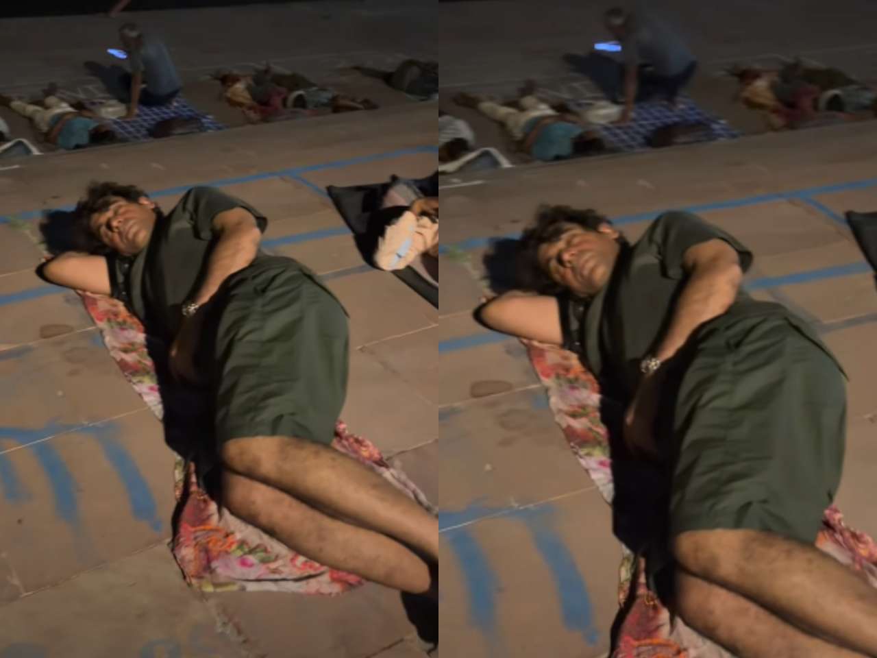 Sunil Grover sleeps at riverbank, leaves fans curious: Watch