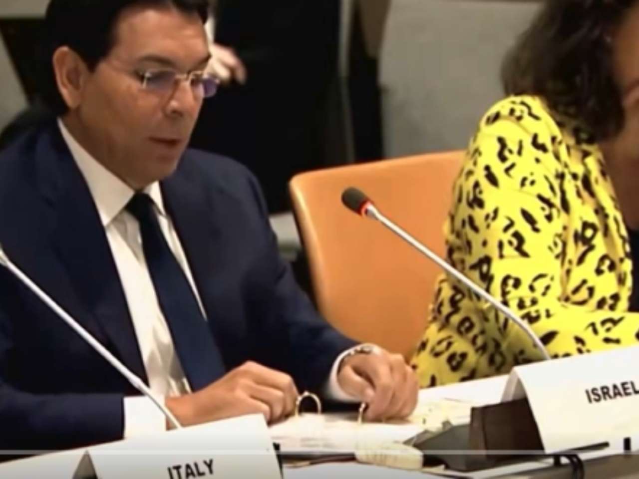 Israeli ambassador clashes with UN official over blacklist reports in heated New York meeting