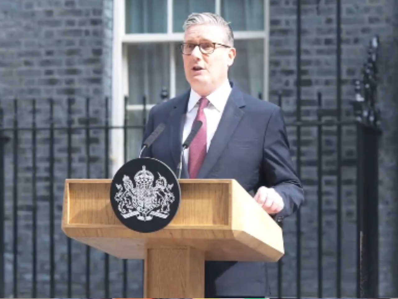 United Kingdom Prime Minister Keir Starmer issued a public statement, announcing his resignation on Monday, amid internal questions regarding his leadership within the Labour Party.