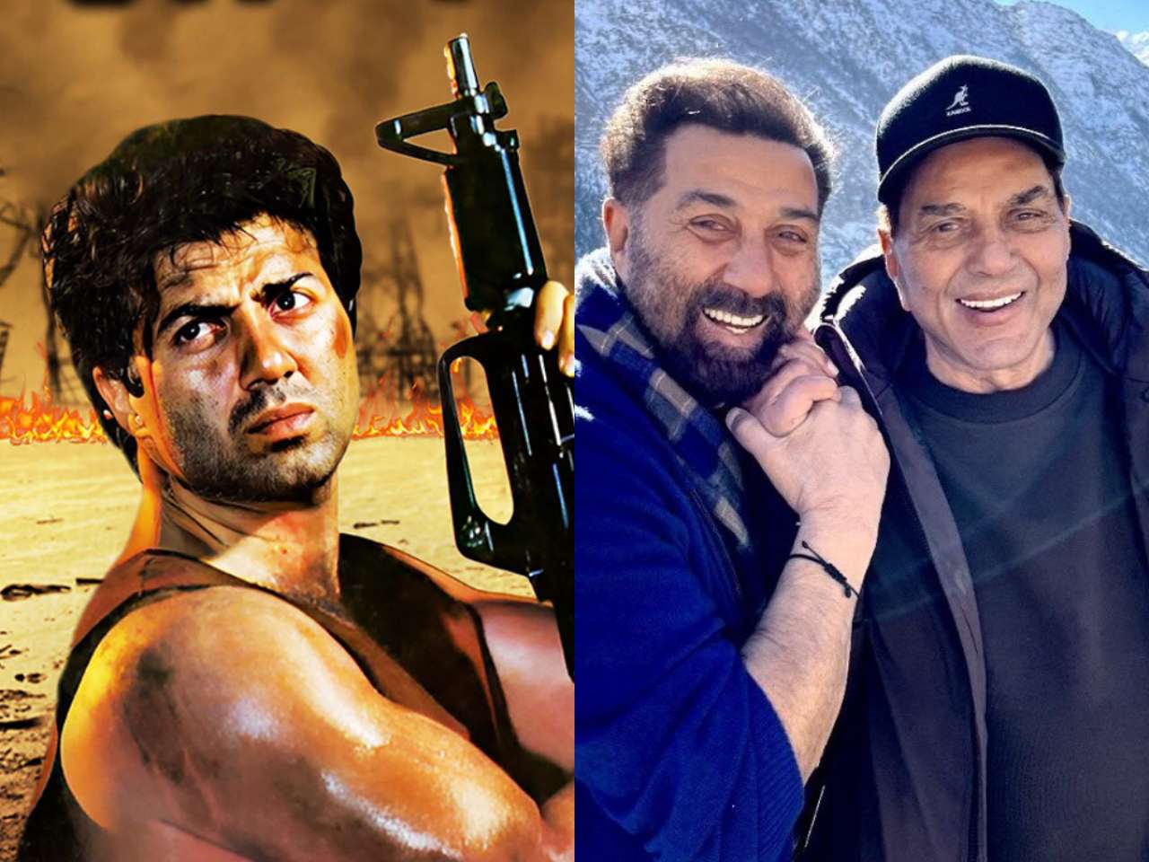 قبل التقسيم عام 1947، ساني ديول يحتفل بمرور 36 عامًا على فيلم غيل لراجكومار سانتوشي، ويتذكر دارمندرا