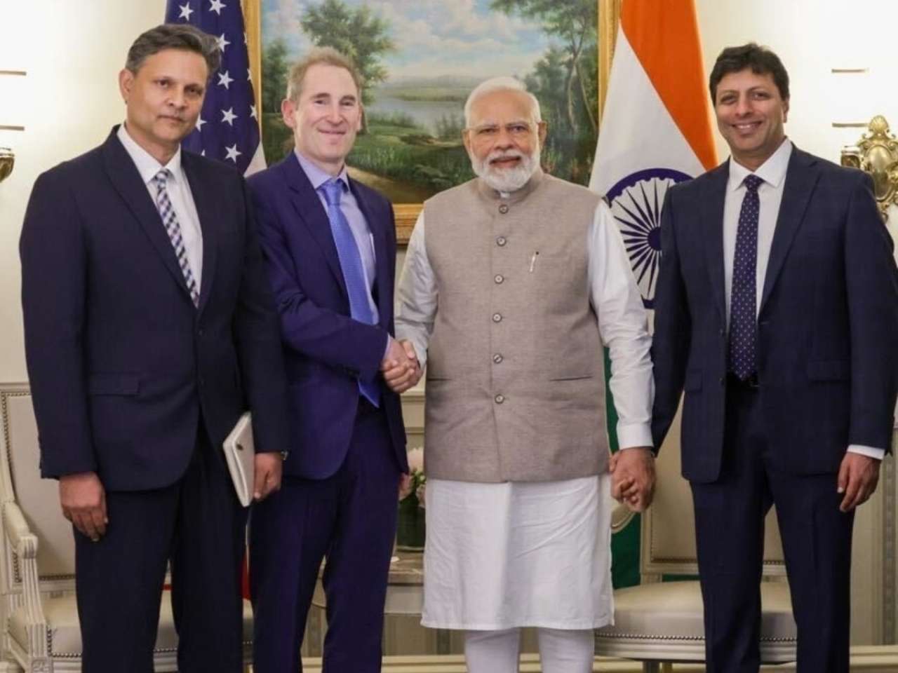Amazon CEO meets PM Narendra Modi, assures USD 48 billion investment, to boost AI ecosystem