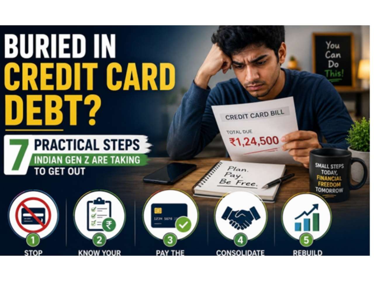 Buried in Credit Card Debt? 7 Practical Steps Indian Gen Z Are Taking to Get Out