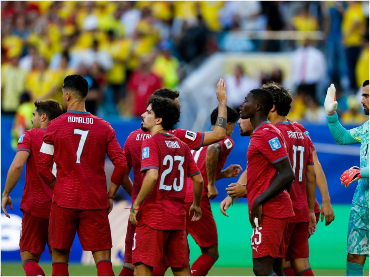 Ronaldo's Portugal miss top spot in Group K after frustrating stalemate against Colombia