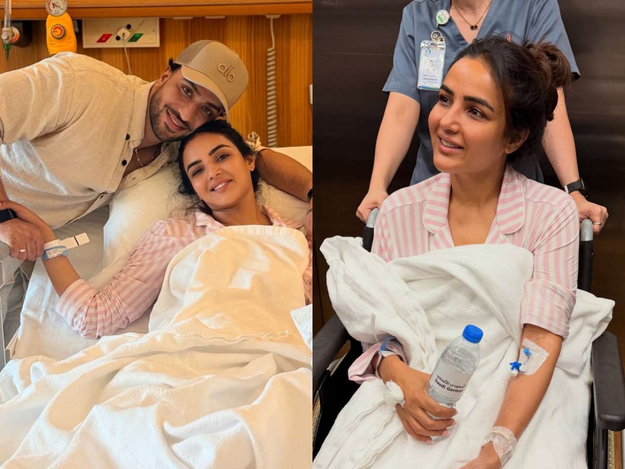'Seeing you in pain...': Jasmine Bhasin hospitalised in Dubai; Aly Goni says she is battling 'serious infection'