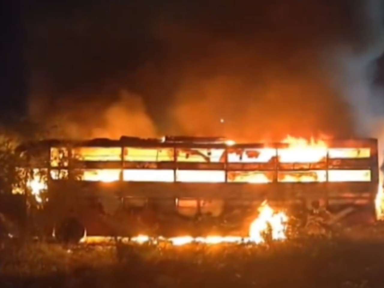 Dausa Bus Accident: At least 7 killed, 22 injured as bus rams truck, bursts into flames on Delhi-Mumbai Expressway 