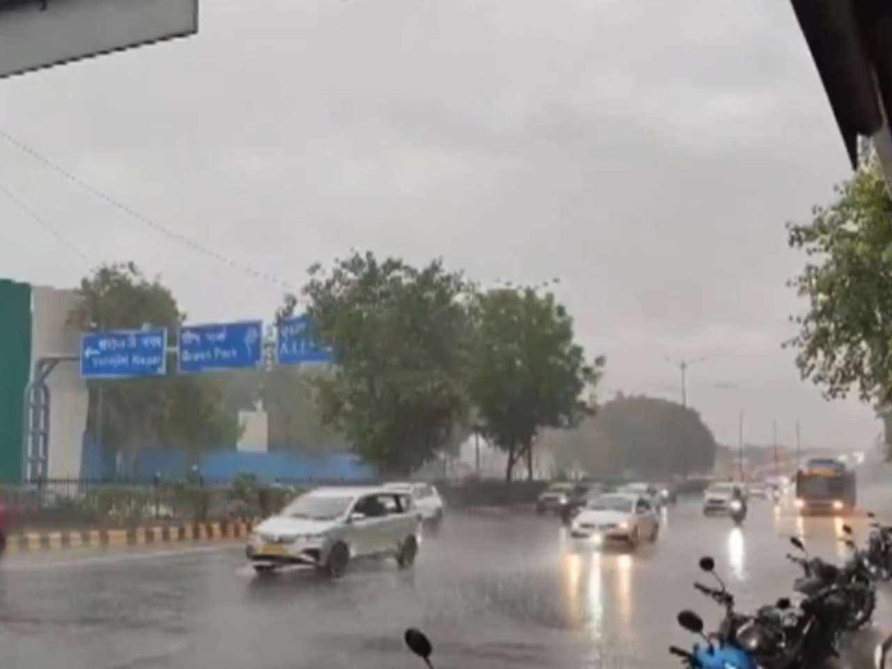 Delhi-NCR Weather Update: Rain lashes parts of national capital; IMD issues red alert for storms