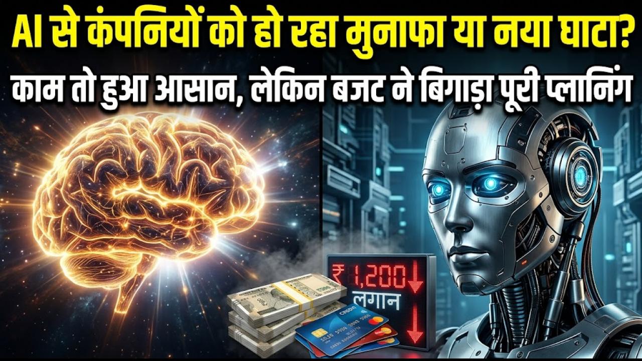 इंसानी दिमाग की जगह AI पर भरोसे से काम हुआ आसान, लेकिन जानिए कैसे मुनाफे की जगह कंपनियों पर लगा नया 'लगान'