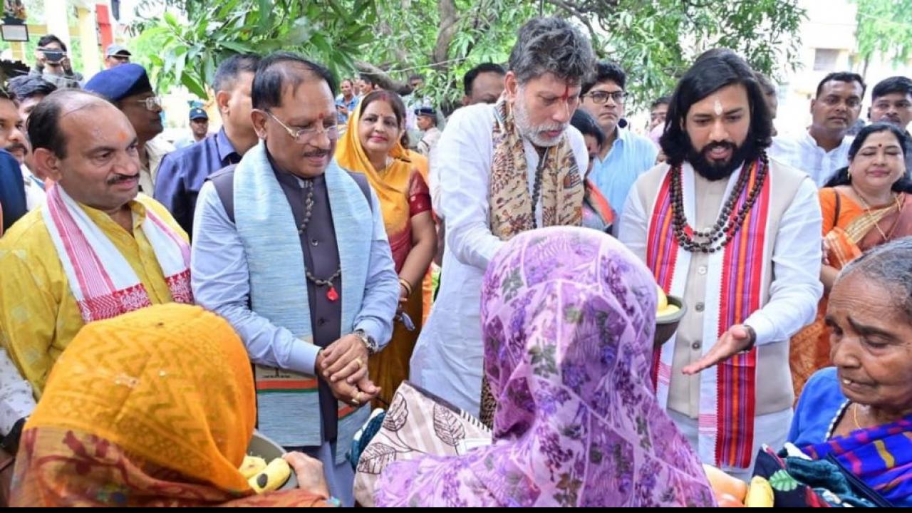 इलाज के साथ आत्मनिर्भरता का मॉडल, सोठी आश्रम के काम से प्रभावित हुए CM साय