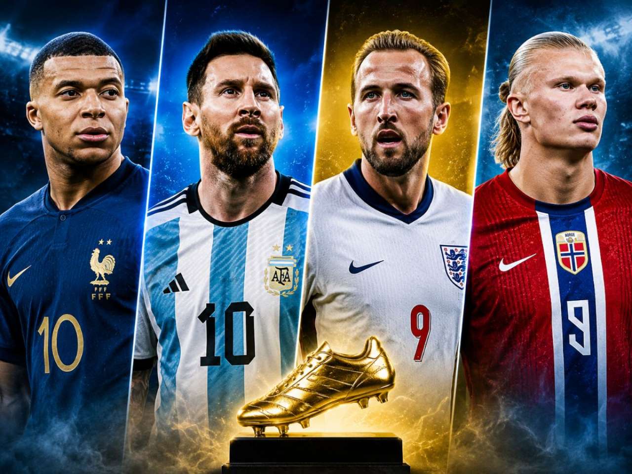 FIFA World Cup 2026 Golden Boot race: Lionel Messi, Kylian Mbappe, Harry Kane and Erling Haaland locked in epic battle