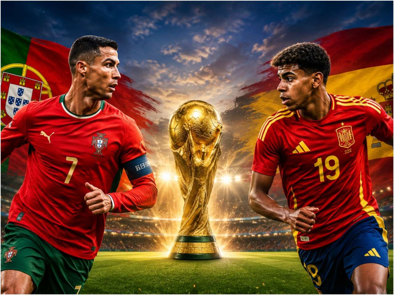 Portugal vs Spain, FIFA World Cup 2026 Round of 16 Preview: Live streaming, kick-off time, predicted lineups and more