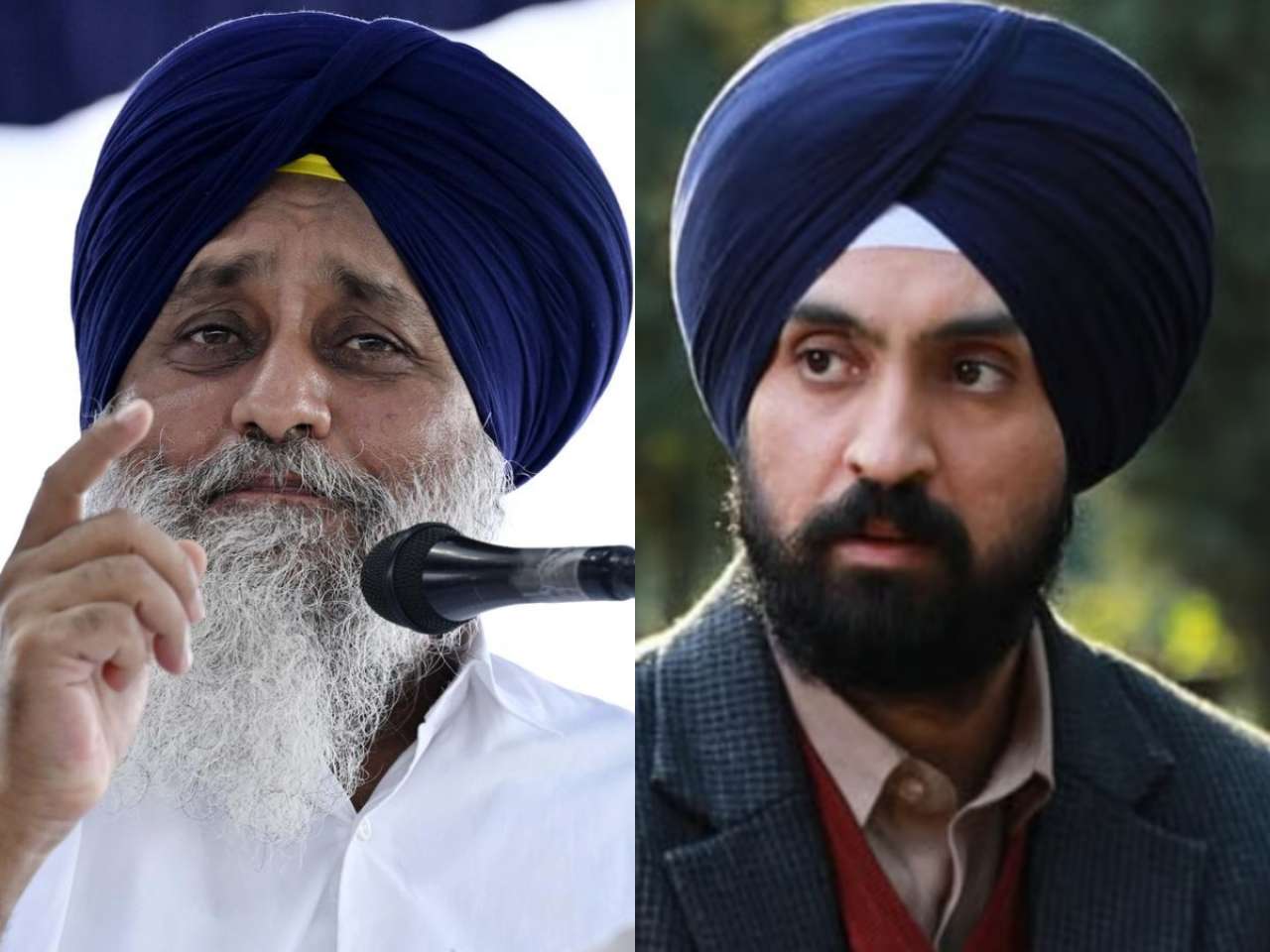 Satluj removed from ZEE5: Sukhbir Badal slams ban on Diljit Dosanjh film