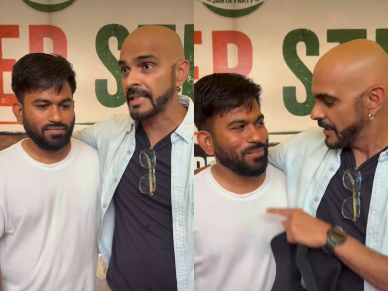 After viral Roadies confusion, Raghu Ram finally meets Cockroach Janta Party founder Abhijeet Dipke: Watch