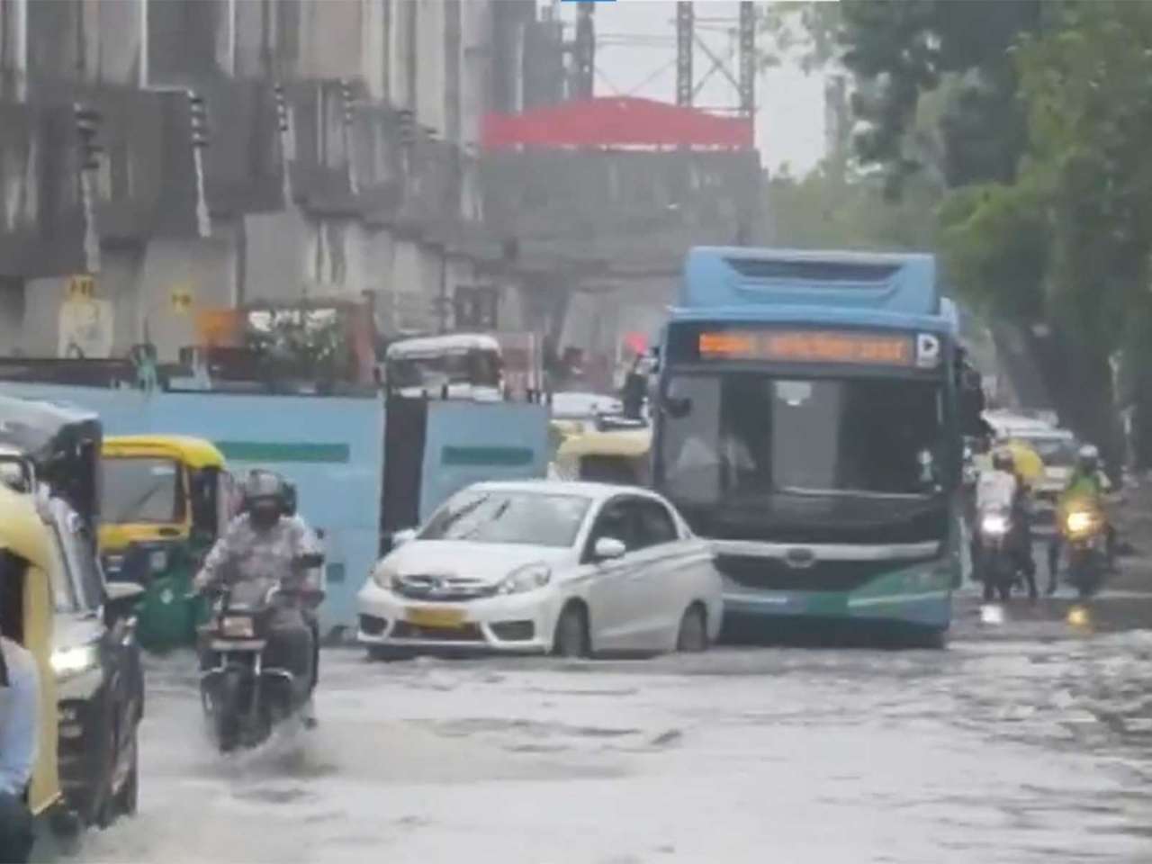 Three killed in Delhi as torrential rain paralyses capital, turns roads into rivers, uproots trees, IMD warns of more rain, thunderstorm