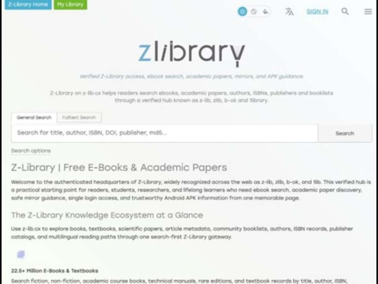 Z-Library in 2026: Latest Working Domains and Platform Updates 