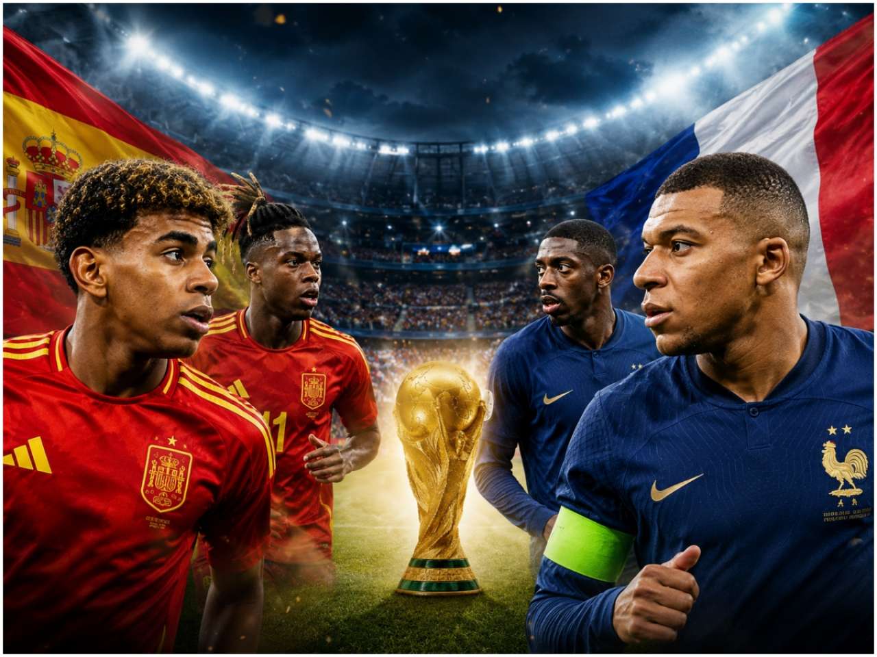Spain vs France, FIFA World Cup 2026 Semi-Finals: Live streaming, kick-off timings, predicted lineups and more